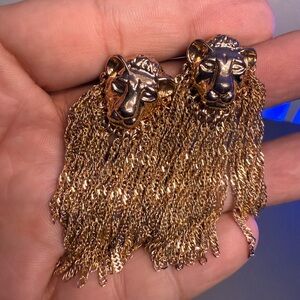 House of Harlow 1960 Gold Lion Earrings